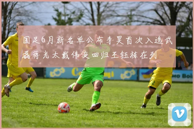 国足6月新名单公布李昊首次入选武磊蒋光太戴伟浚回归王钰栋在列